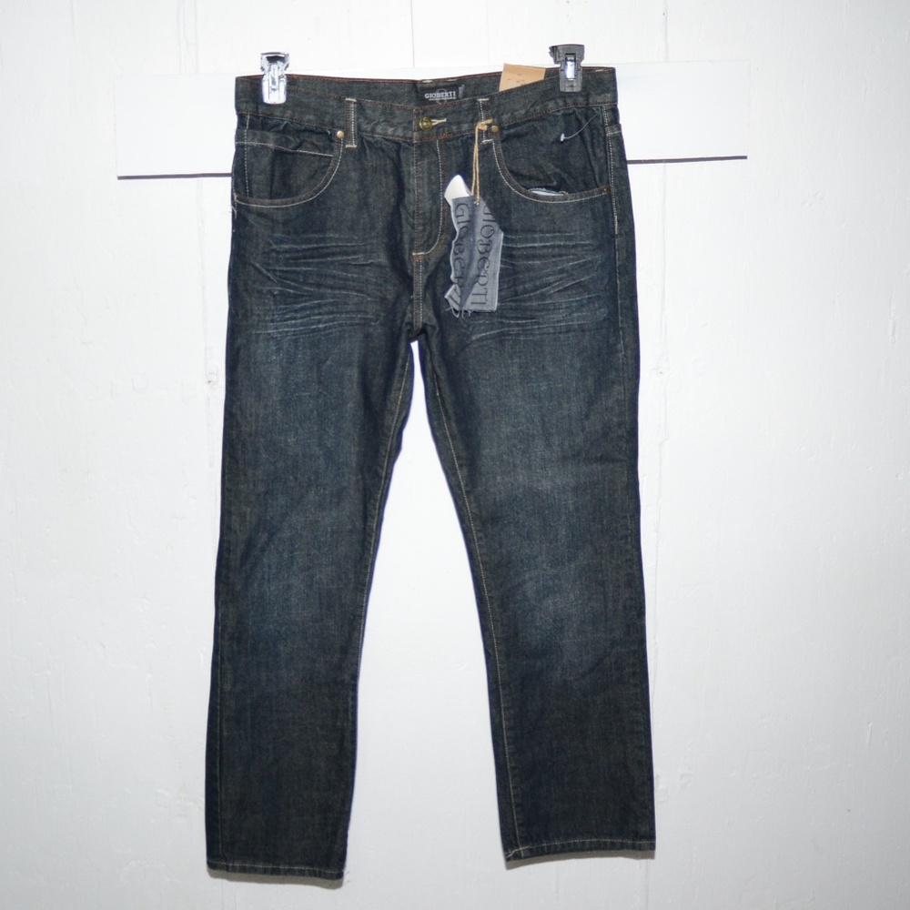 Gioberti straight mens jeans size 38 x 30 J42